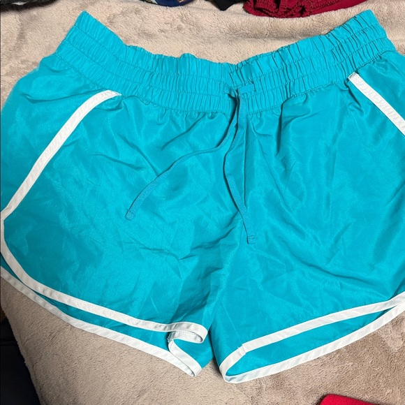 Danskin Now Turquoise Athletic Shorts - Picture 1 of 4